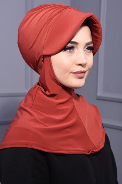 Woman Bonnet & Hijab - وشاح قبعة رياضية - Turkey