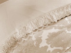 French Lace Lalezar Bridal Set 7 Pieces Cappucino 100259651