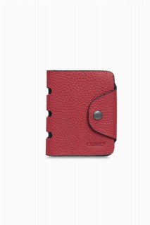 Wallet - Portefeuille pour homme Flip Sport en cuir rouge vertical 100345196 - Turkey