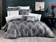 Bed Covers - Dowry Land Roma 10 Pieces Duvet Cover Set Gray Blue 100332062 - Turkey