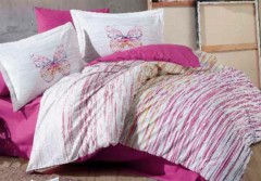 Home Product - Eldora Double Quilted Duvet Cover Set Fuchsia 100332473 - Turkey