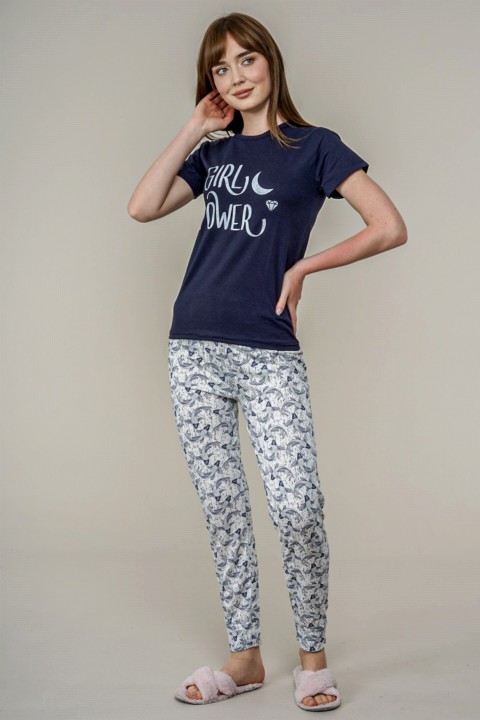 Women's Patterned Pajamas Set 100325955