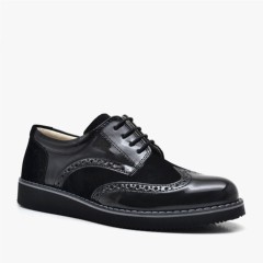 Sport - Rakerplus Hidra Patent Leather School Shoes Lace-up Small size for Men 100278558 - Turkey