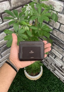Guard Brown Clip Leather Card Holder 100345503