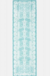 Knitted Board Pattern Runner Sultan Turquoise 100259318