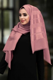 Woman Bonnet & Hijab - شال حجاب زهري 100335047 - Turkey