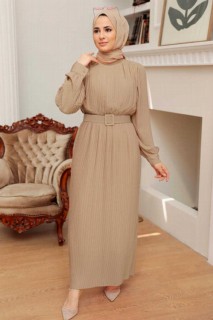 Clothes - Mink Hijab Dress 100339197 - Turkey