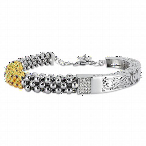 jewelry - Silver Bracelet Without Stones Women's Silver Bracelet 100347299 - Turkey