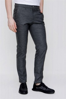 pants - Men's Black Corsica Slim Fit Sport Trousers 100351347 - Turkey