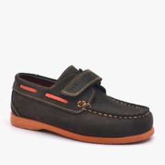Sport - Simurg Genuine Leather Velcro Sport Shoes for Boys 100278565 - Turkey