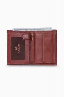 Multi-Compartment Tan Leather Men's Wallet 100345399