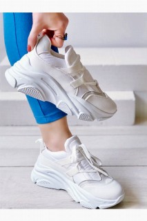 Sneakers & Sports - Yuliya White Sports Shoes 100344055 - Turkey