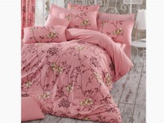 Dowry set - Carmen 100% Cotton Double Duvet Cover Set Pink 100257660 - Turkey