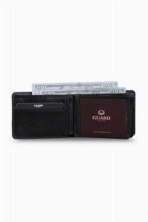 Black Croco Genuine Leather Men's Wallet 100346241