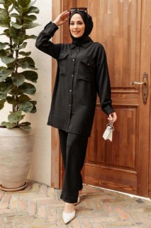 Cloth set - فستان بدلة حجاب أسود 100340865 - Turkey