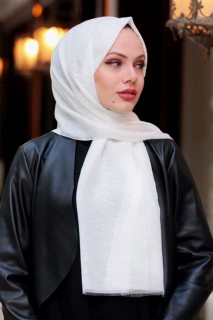 Shawl - Weißer Hijab-Schal 100339491 - Turkey