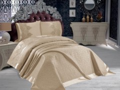Bed sheet - Dowry Land Einzelbettlaken aus gekämmter Baumwolle, elastisch, Hellblau 100331499 - Turkey