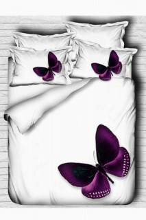 Best Class Digital Printed 3d Double Duvet Cover Set Butterfly 100257720