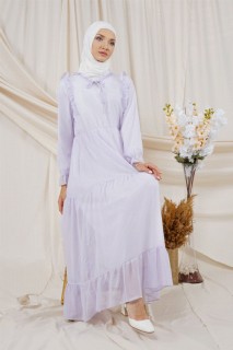 Women's Frill Detailed Chiffon Dress 100326118