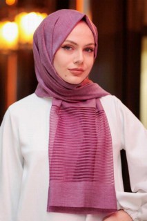 Shawl - Purple Hijab Shawl 100339502 - Turkey
