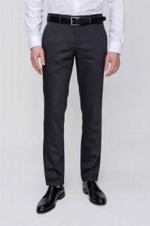 pants - Men's Smoked Patterned Slim Fit Slim Fit Slim Fit Trousers 100351346 - Turkey