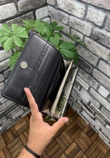 Black First Quality Women's Leather Wallet 100345740