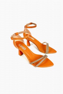 Sage Orange Heeled Shoes 100344183