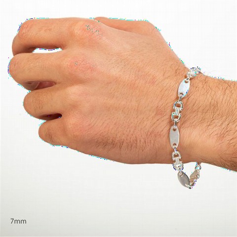 Bracelet - Expatriate Chain Silver Bracelet 100346578 - Turkey