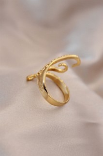 Adjustable Gold Color Metal Octopus Model Ring 100319289