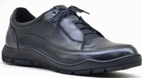 Sneakers & Sports - COMFOREVO SHOES - BLACK - MEN'S SHOES,Leather Shoes 100325209 - Turkey