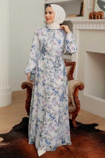 Clothes - White Hijab Dress 100340858 - Turkey
