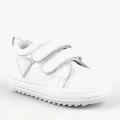 Shoes - حذاء طفل رضيع الخطوة الأولى من الجلد الطبيعي باللون الأبيض من 100316946 - Turkey