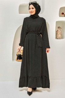 Daily Dress - Schwarzes Hijab-Kleid 100340454 - Turkey