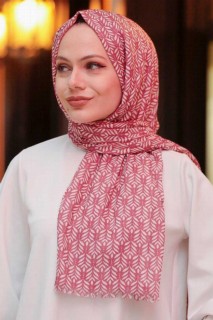 Woman Hijab & Scarf - شال حجاب أحمر كلاريت 100339423 - Turkey