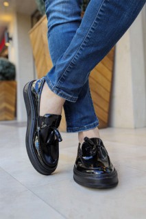 Daily Shoes - Patent Leather Men's Shoes BLACK 100342102 - Turkey