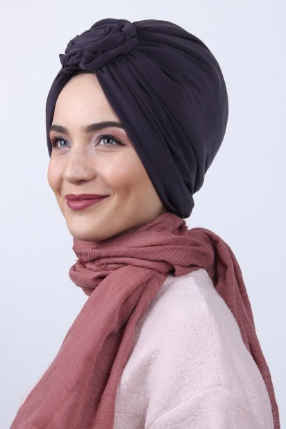 Double Way Rose Knot Bonnet Smoked 100284858