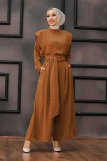 Cloth set - Sunuff Robe de costume double hijab colorée 100337226 - Turkey