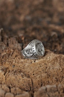 Adjustable Bozkurt Design Men's Ring 100319094