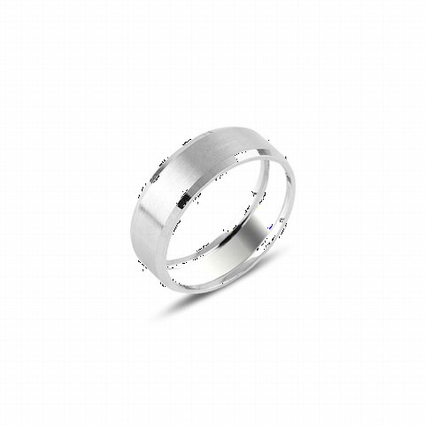 Wedding Ring - Plain Silver Wedding Ring 100347191 - Turkey