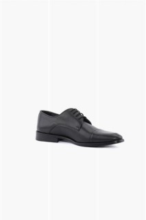 Shoes - حذاء أنالين كلاسيكي أسود معدني للرجال 100350902 - Turkey