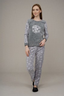 Lingerie & Pajamas - طقم بيجاما نسائي بتفاصيل ندفة الثلج 100325395 - Turkey