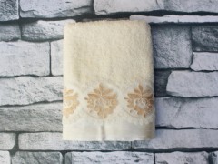 Dowry Towel - Dowry Land Gülin Embroidered Dowery Towel Cream 100330309 - Turkey