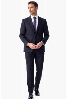 Men's Basic Dynamic Fit Suit Navy Blue 100351478