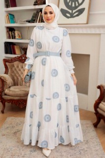 İce Blue Hijab Dress 100341529