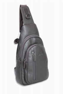 Sport bag - Guard Umhängetasche aus braunem Leder 100345622 - Turkey