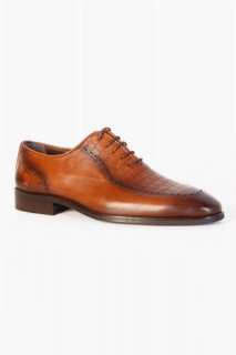 Classical - Mens Brown Lace-Up Classic Analin Shoes 100351328 - Turkey