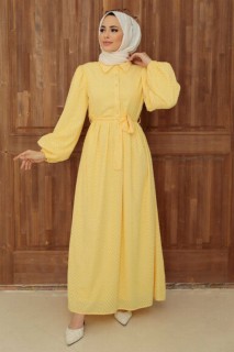 Clothes - فستان حجاب أصفر 100340952 - Turkey