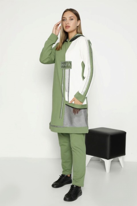 Lingerie & Pajamas - Women's Garni Hooded Tracksuit Set 100342537 - Turkey