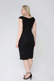 Angelino Junior Plus Size Front Back V Sleeveless Glittery Dress 100276684