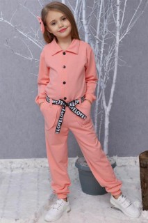 Outwear - Combinaison Love Belt Buckle Pink pour filles avec fermeture 100327174 - Turkey